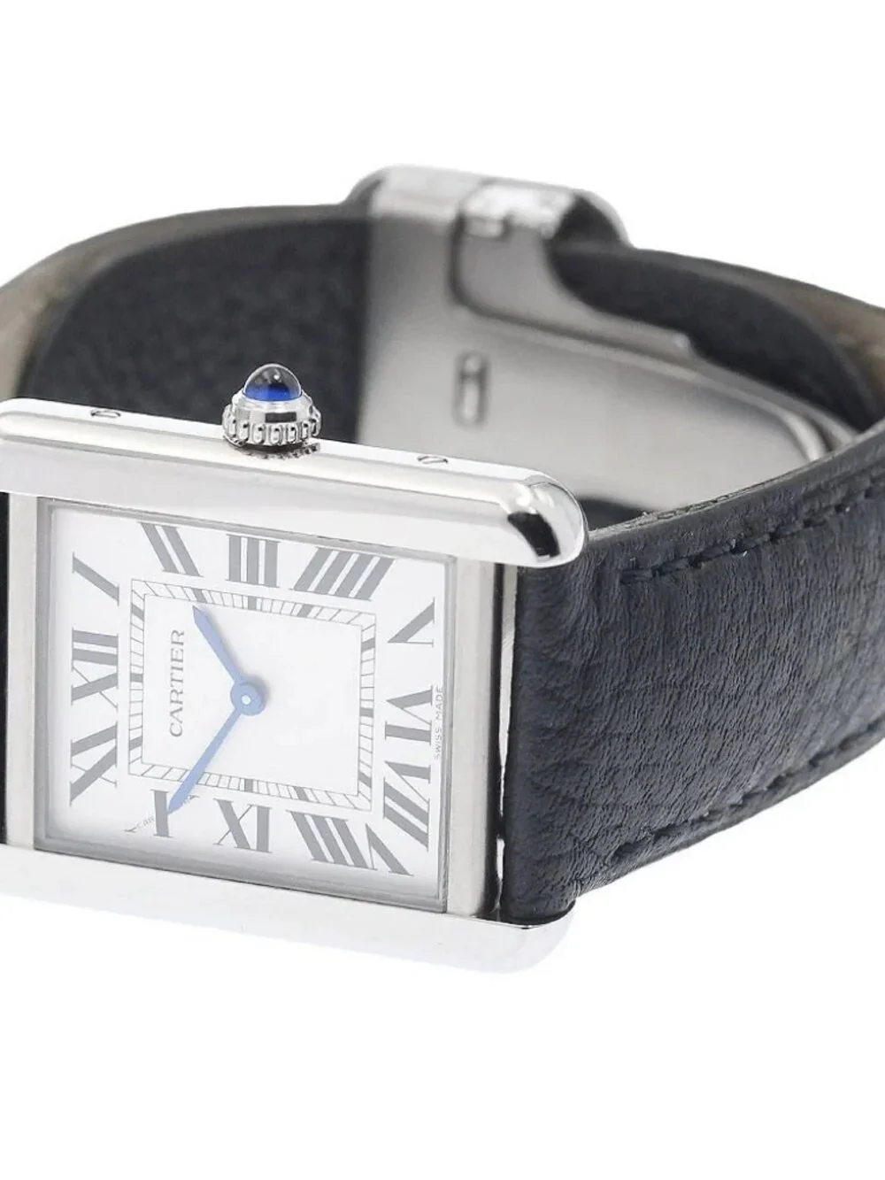 CARTIER Tank solo SM WSTA0030 Silver Dial Quartz Ladies Watch_972682